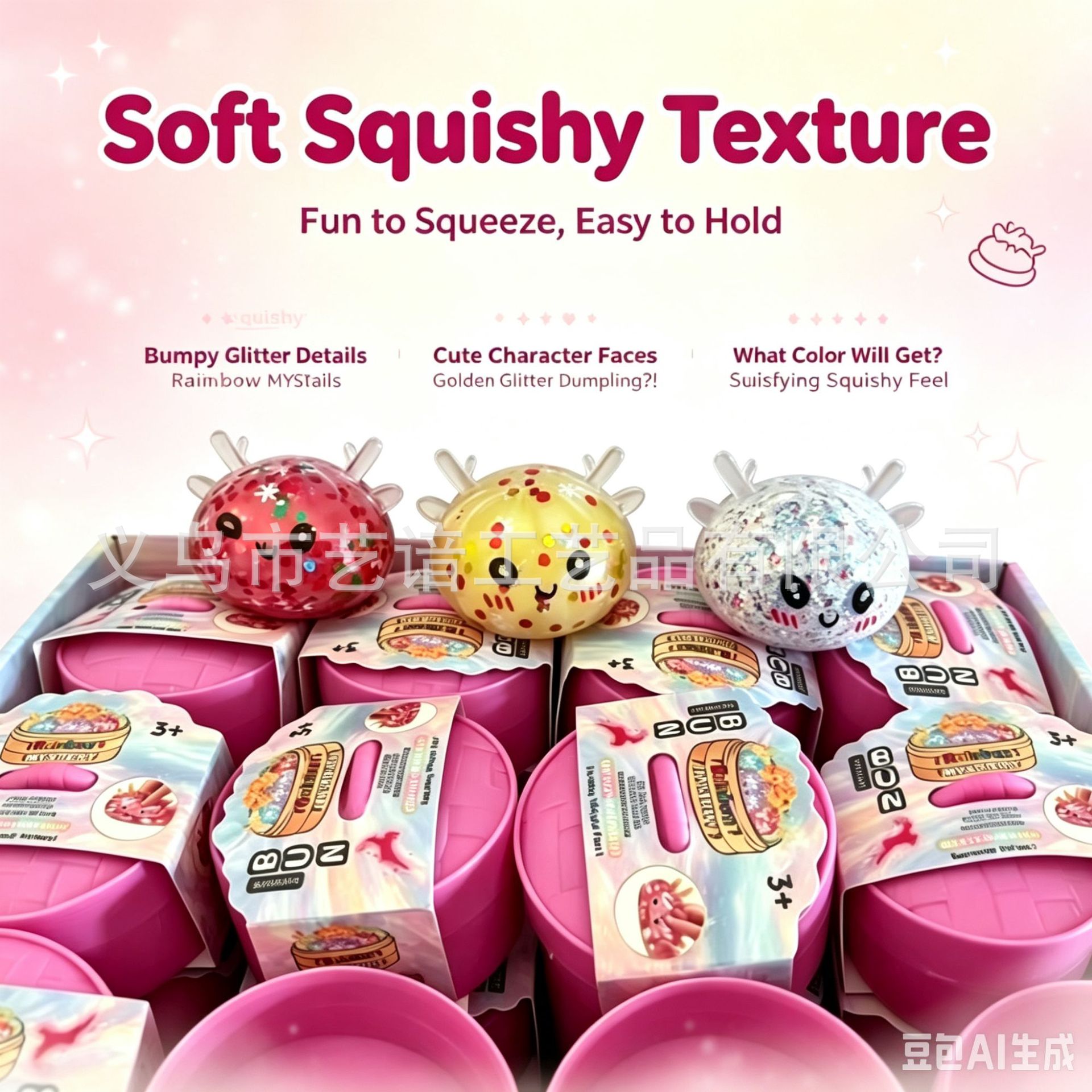 Party Games Christmas - Juguete Antiestrés de Peluche con Forma