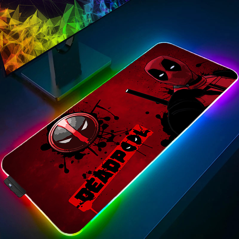 Party Games Pc - Alfombrilla de ratón LED para videojuegos,