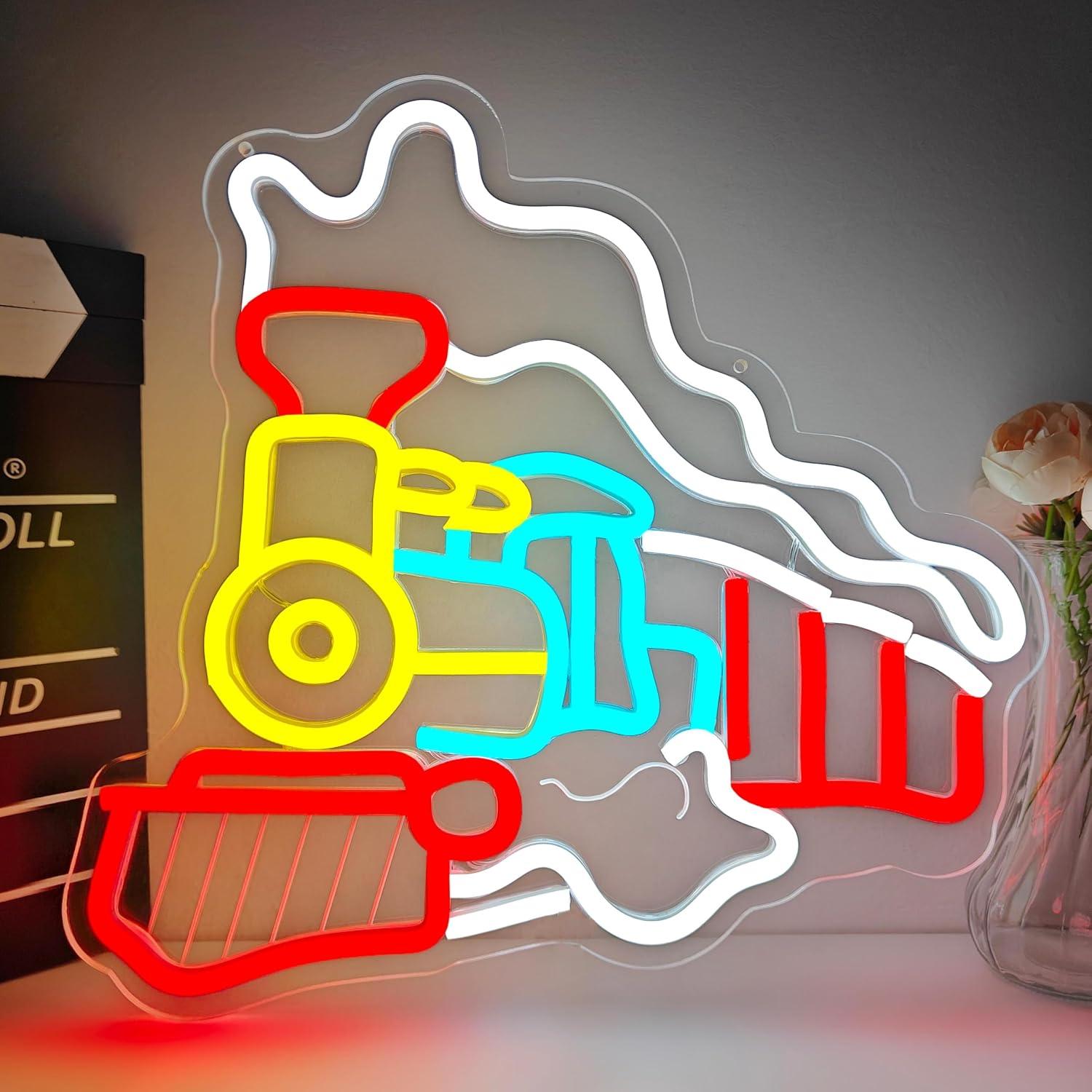 Party Games In Steam - Letrero de Neón con Forma de