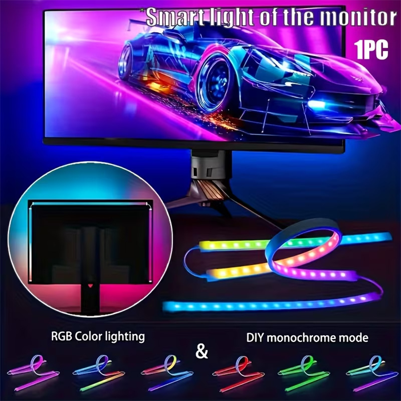 Party Games Pc - Tira de Luces RGB para Juegos,