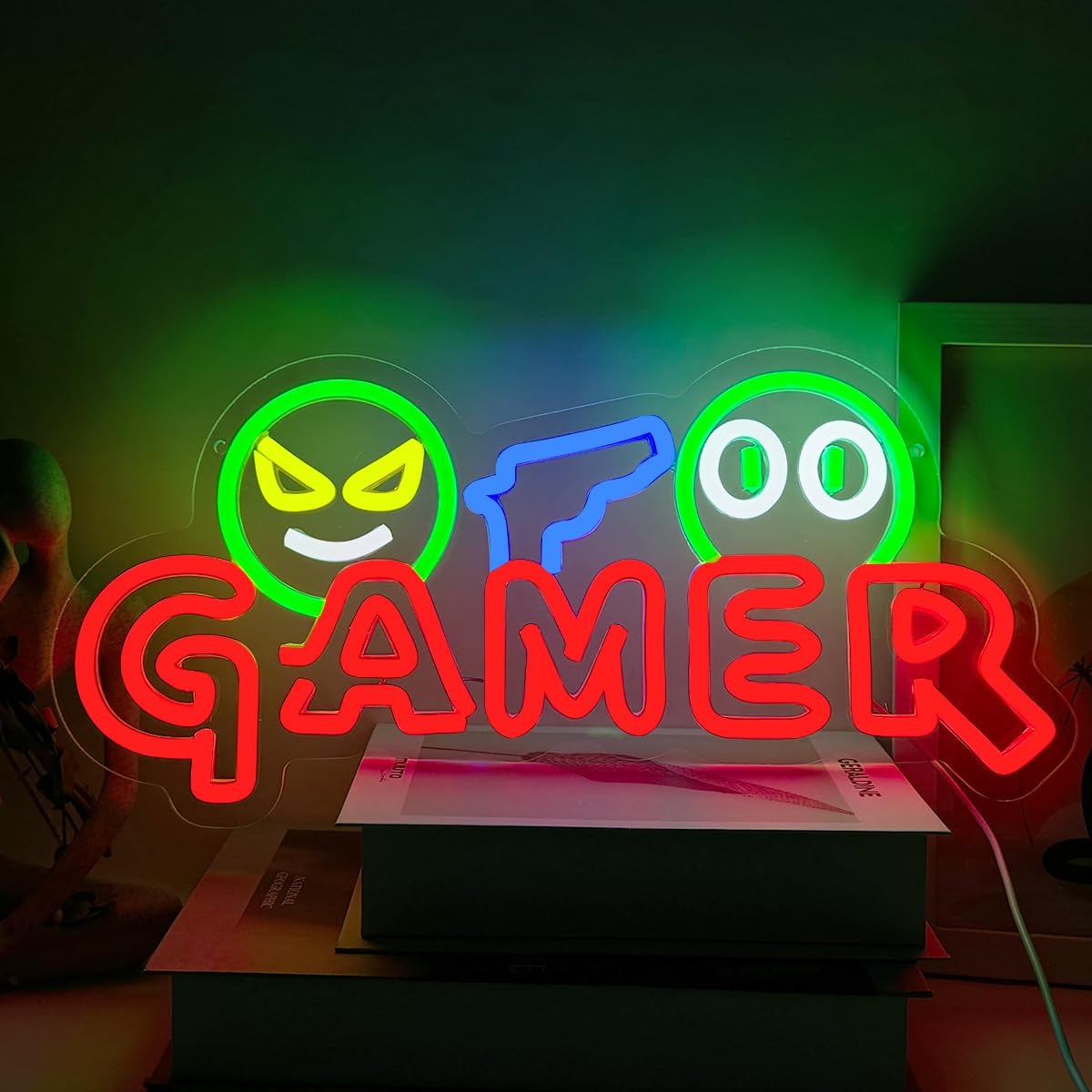 Letrero Luminoso LED de Neón p - Party Games Christmas reseña y precio